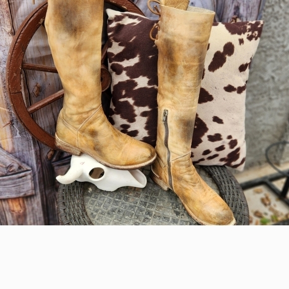 Rustic MANCHESTER Bed Stu Distressed Boots - Picture 5 of 12